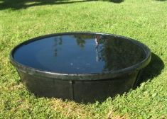 Flexable Rubber Bath Pan for Hawks or Falcons 16 inch diameter